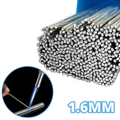 20PCS Low Temperature Easy Melt Aluminum Universal Silver Welding Rod Cored Wire 1.6mm Rod Solder No Need Solder Powder Weld Bar