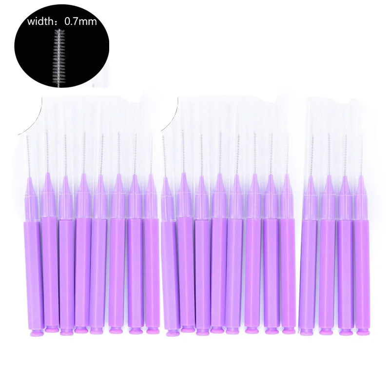 20Pcs Mini Eyebrow Brush Brow Perm Brush Disposable Brow Lifting Brushes Bendable Micro Eyelash Brush Applicators Makeup Tools Leedoar