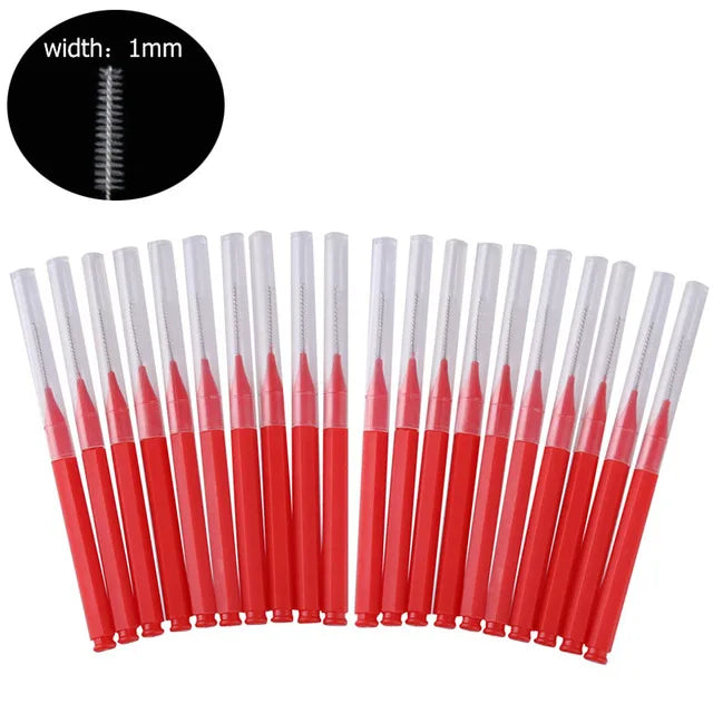 20Pcs Mini Eyebrow Brush Brow Perm Brush Disposable Brow Lifting Brushes Bendable Micro Eyelash Brush Applicators Makeup Tools Leedoar