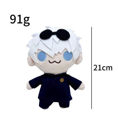 20cm New Jujutsu Kaisen hand puppet plush toy Toys Cute Soft Stuffed Gojo And Geto Pillow Dolls For Kid Birthday Christmas Gift Leedoar