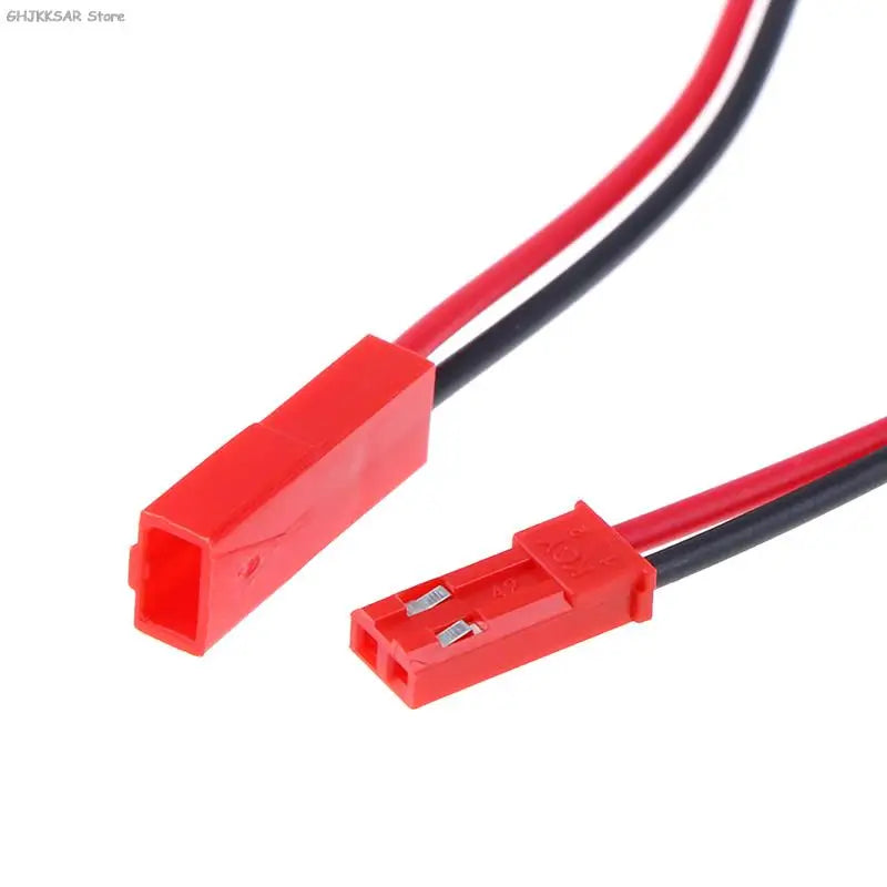 20 peças 2 pinos conector macho fêmea jst plugue cabo 22 awg fio para bateria rc atacado 10 pares 