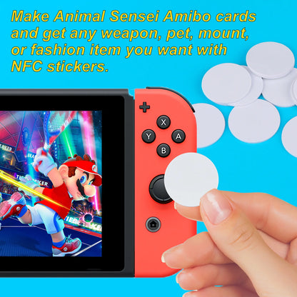 20pcs 50pcs 13.56MHz Ntag215 NFC Coins Adhesive Cards Badge Backing 504 Bytes ISO/IEC 14443 A 25mm Waterproof PVC Ntag 215 Tag Leedoar