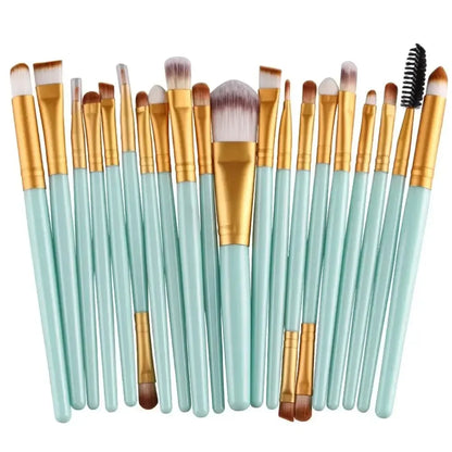 20pcs Makeup Brushes Portable Blush Brush Eyeshadow Brush Loose Powder Brush Beginner Complete Set Of Beauty Tools Leedoar