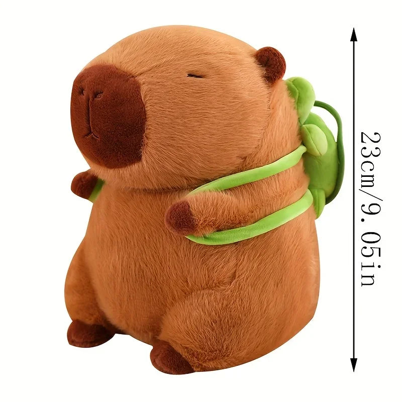 23cm Capybara Plush Simulation Capibara Anime Fluffty Toy Cute Doll Stuffed Animals Soft Doll Plush Christmas Thanksgiving Gift Leedoar