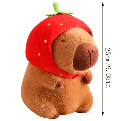 23cm Capybara Plush Simulation Capibara Anime Fluffty Toy Cute Doll Stuffed Animals Soft Doll Plush Christmas Thanksgiving Gift Leedoar