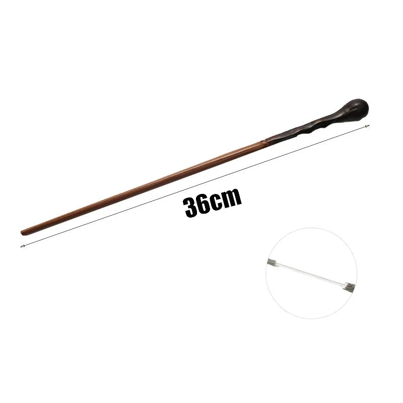 24 Kinds Cosplay Show Metal Core Magic Wand Children Decoration Toy Accessories For Kids Bacchetta Di Plastic Magic Stick Leedoar