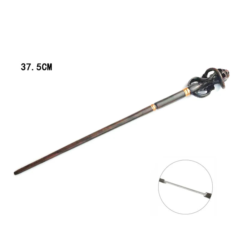 24 Kinds Cosplay Show Metal Core Magic Wand Children Decoration Toy Accessories For Kids Bacchetta Di Plastic Magic Stick Leedoar