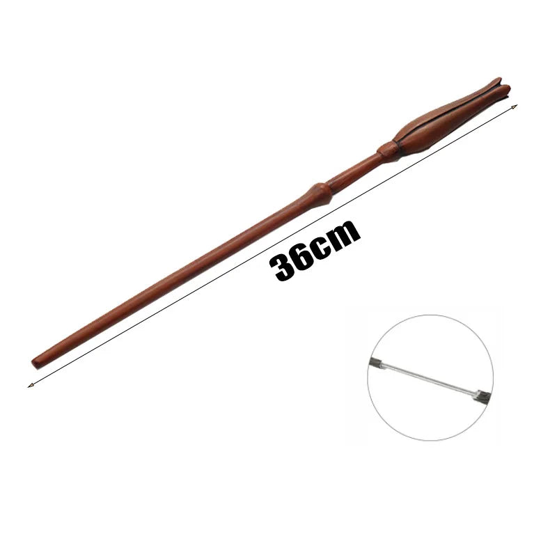 24 Kinds Cosplay Show Metal Core Magic Wand Children Decoration Toy Accessories For Kids Bacchetta Di Plastic Magic Stick Leedoar