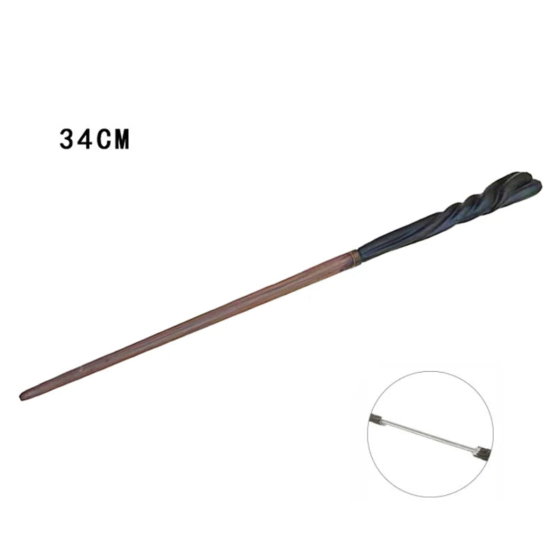 24 Kinds Cosplay Show Metal Core Magic Wand Children Decoration Toy Accessories For Kids Bacchetta Di Plastic Magic Stick Leedoar