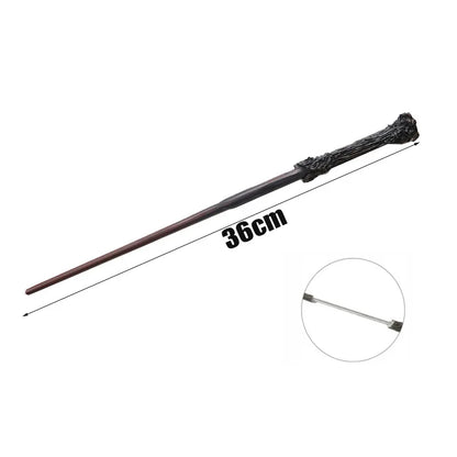 24 Kinds Cosplay Show Metal Core Magic Wand Children Decoration Toy Accessories For Kids Bacchetta Di Plastic Magic Stick Leedoar