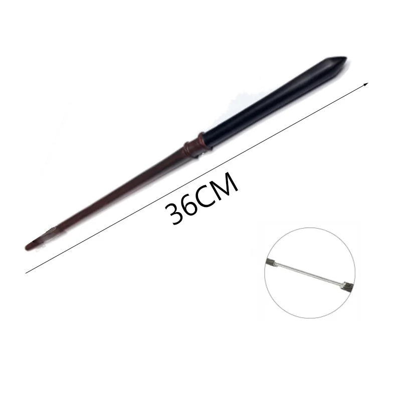 24 Kinds Cosplay Show Metal Core Magic Wand Children Decoration Toy Accessories For Kids Bacchetta Di Plastic Magic Stick Leedoar