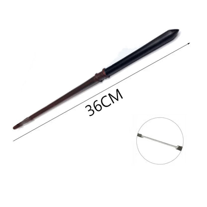 24 Kinds Cosplay Show Metal Core Magic Wand Children Decoration Toy Accessories For Kids Bacchetta Di Plastic Magic Stick Leedoar