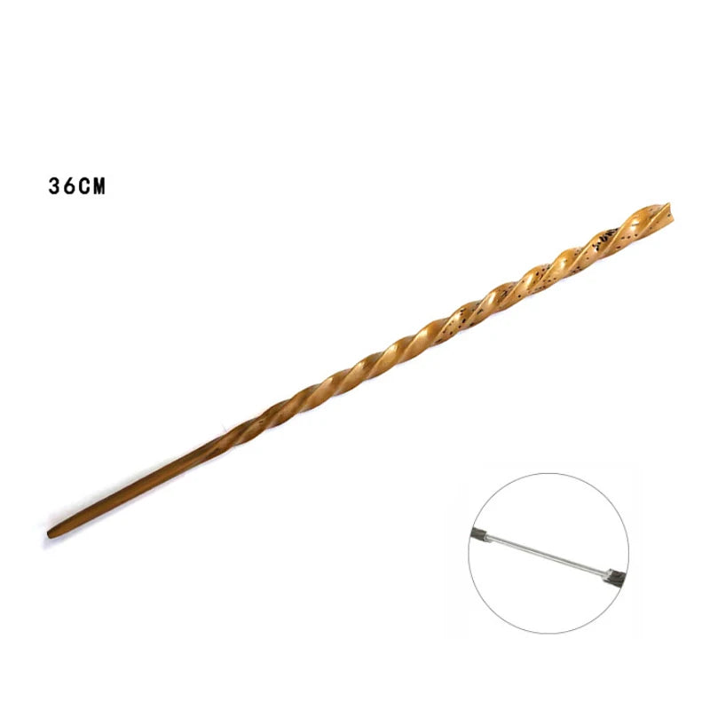 24 Kinds Cosplay Show Metal Core Magic Wand Children Decoration Toy Accessories For Kids Bacchetta Di Plastic Magic Stick Leedoar