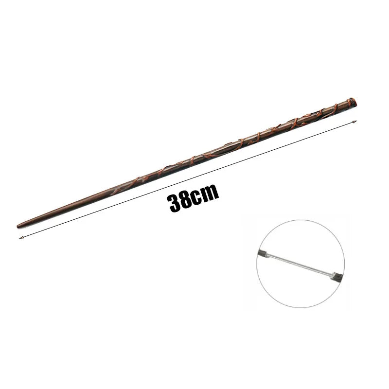 24 Kinds Cosplay Show Metal Core Magic Wand Children Decoration Toy Accessories For Kids Bacchetta Di Plastic Magic Stick Leedoar