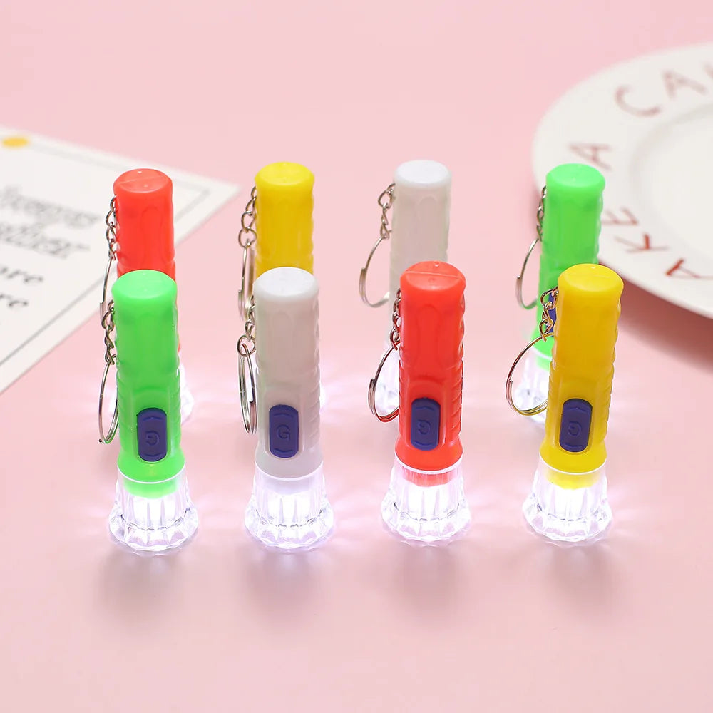 24 Pcs Mini Kids Party Favors LED Torch Birthday Gifts Wedding Guests Souvenir Piñata Filler Boys Girls School Prize Gift Pack Leedoar