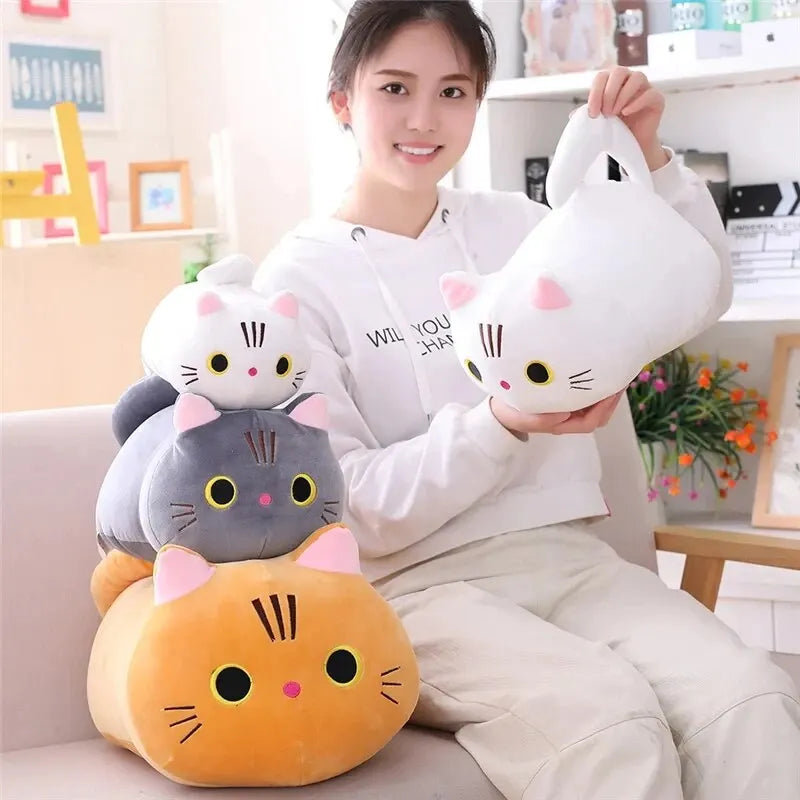 25CM Little Size Soft Animal Cartoon Pillow Cute Cat Plush Toy Stuffed Lovely Kids Birthyday Gift Leedoar