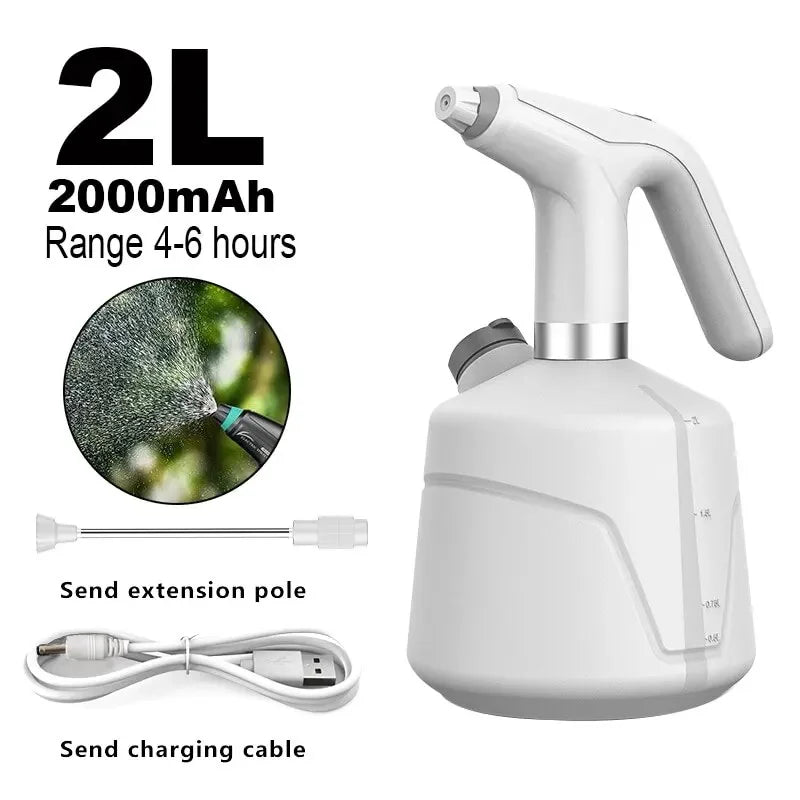 2L Electric Plant Spray Bottle Automatic Watering Fogger USB Electric Sanitizing Sprayer Watering Machine Plants for Garden Tool Leedoar