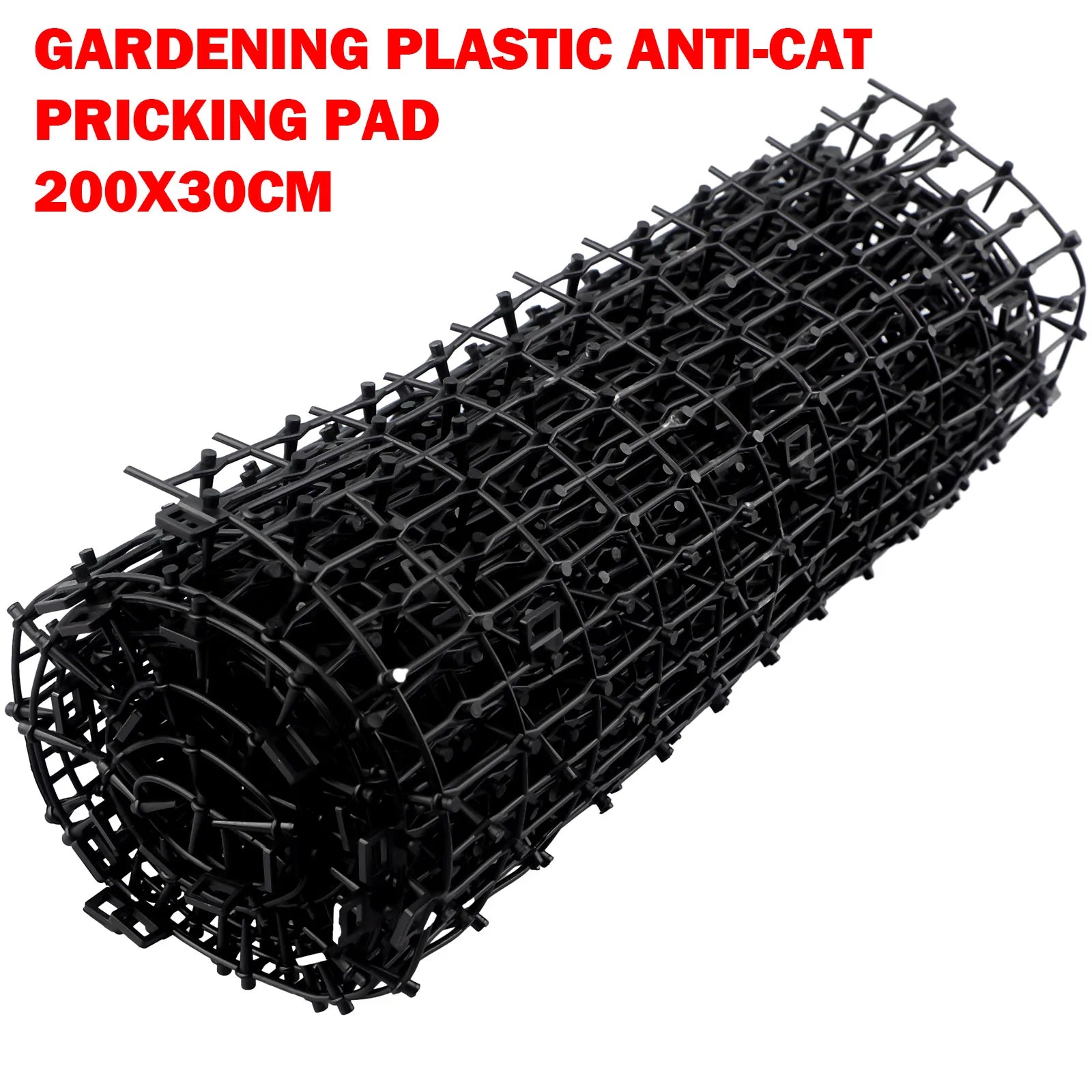 2M Garden Cat Scat Repellent Mat Prickle Strips Anti Cat Net Spike Deterrent Keep Cat Dog Away Digging Climbing Pets Supplies Leedoar