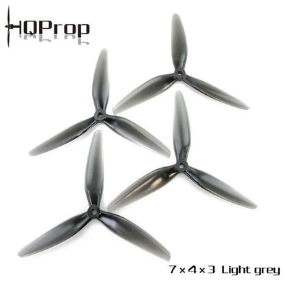 2Pairs(2CW+2CCW) HQPROP 7X4X3 7040 3-Blade PC Propeller for RC FPV Freestyle 7inch Long Range LR7 Cinelifter Drones DIY Parts Leedoar