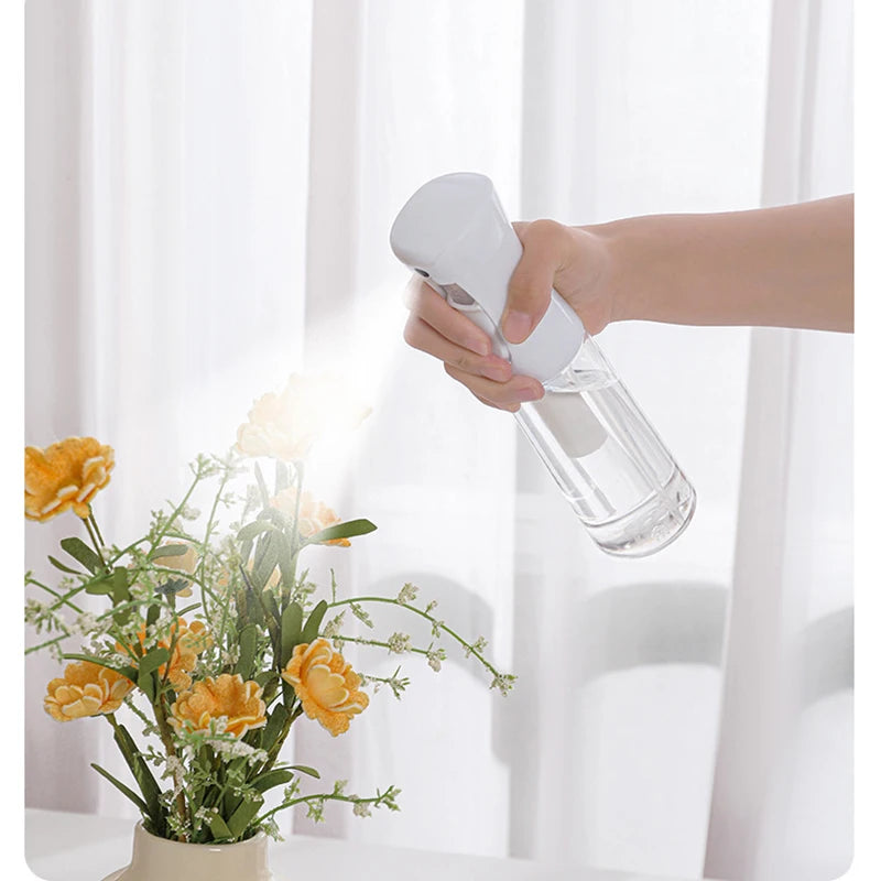 2Pcs High Pressure Spray Bottles Refillable 200ml Bottles Continuous Mist Watering Can Automatic Salon Barber Water Sprayer Leedoar