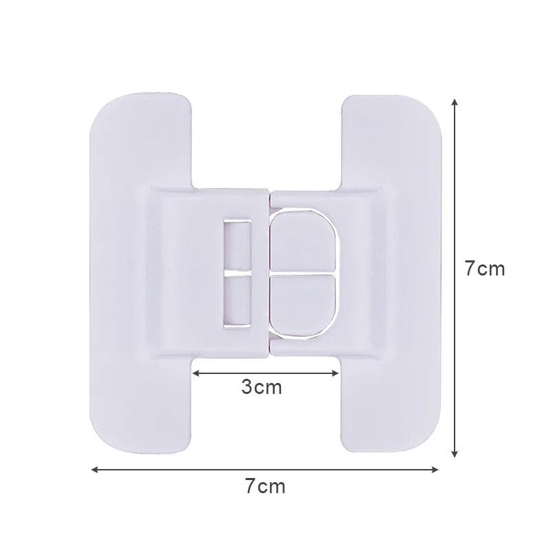 2Pcs/Lot Baby Safety Cabinet Locks Drawer Door Locks for Baby Child Infant Anti-Pinching Hand Security Protection Safety Buckle Leedoar