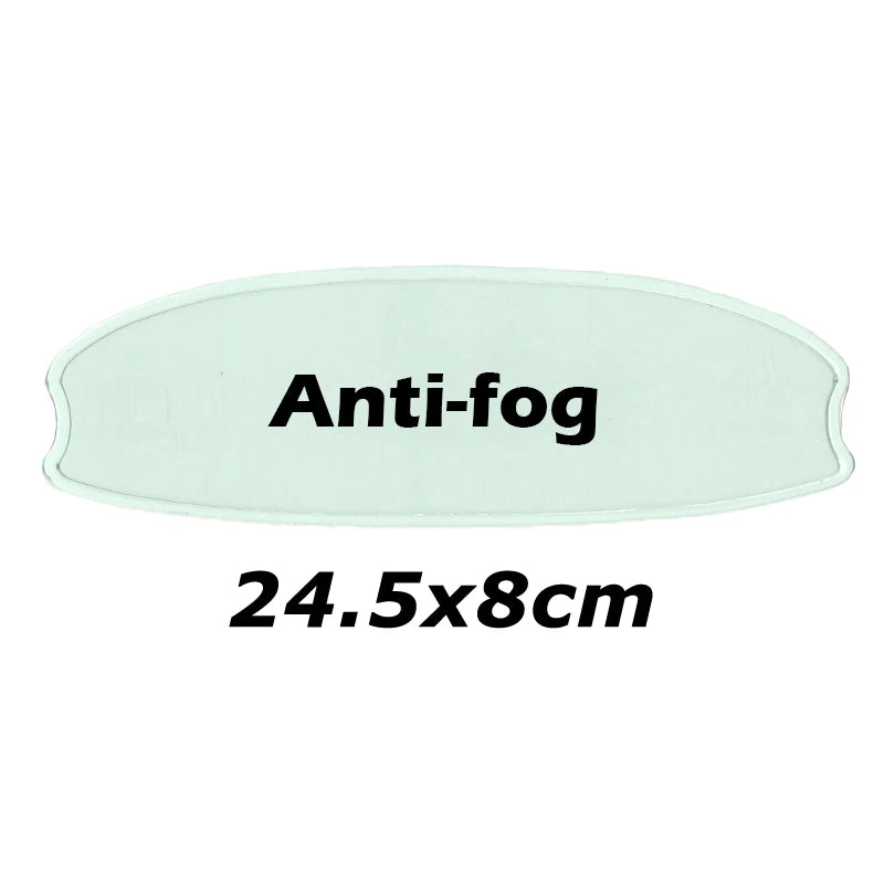 2Pcs Motorcycle Helmet Anti-Fog Rainproof Clear Film Helmet Lens Durable Nano Coat Motorcycle Sticker Safety Driving Accessories Leedoar