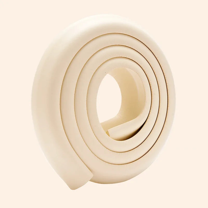 2m Thicken Baby Bumper Strip Kids Protection Bumper Furniture Anti-collision Strip L Type with Double-sided Tape Kindergarten Leedoar