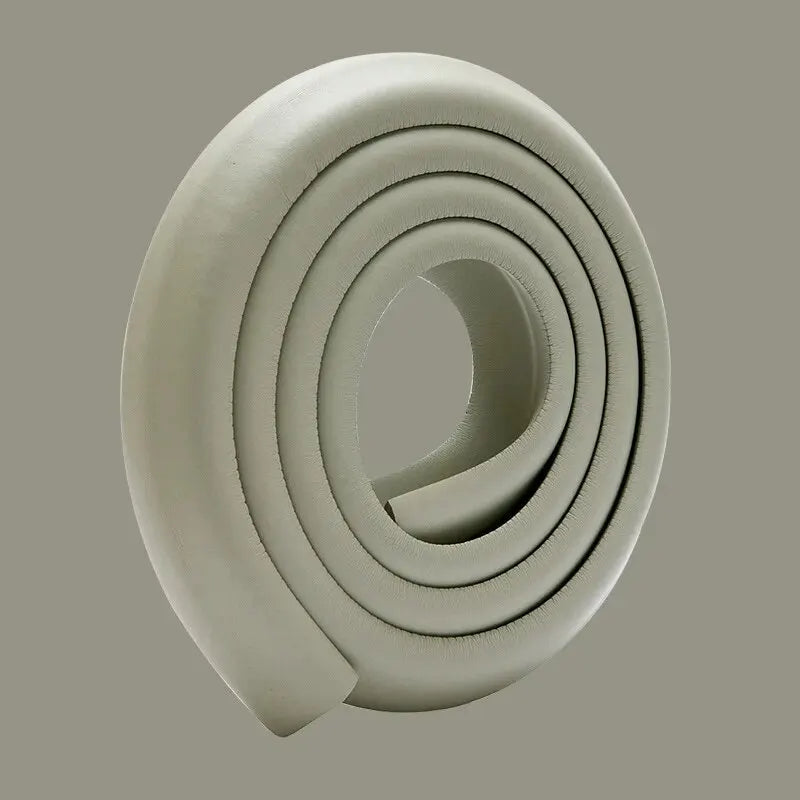 2m Thicken Baby Bumper Strip Kids Protection Bumper Furniture Anti-collision Strip L Type with Double-sided Tape Kindergarten Leedoar