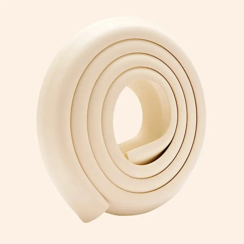 2m Thicken Baby Bumper Strip Kids Protection Bumper Furniture Anti-collision Strip L Type with Double-sided Tape Kindergarten Leedoar