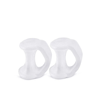 2pcs=1pair Separator Finger Feet Care Protector Silicone Toe Orthopedic Products Bunion Corrector Hallux Valgus For Pedicure Leedoar