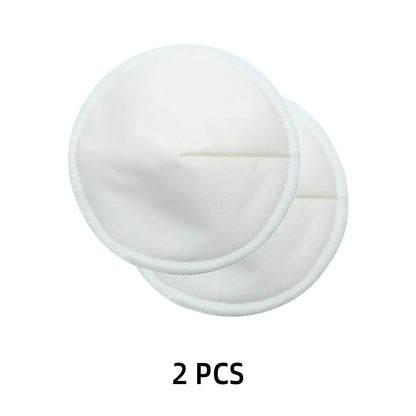 2pcs Organic Bamboo Viscose Nursing Breast Pads Washable Breastfeeding Pads Reusable Breast Pads for Breastfeeding Nursing Pads Leedoar