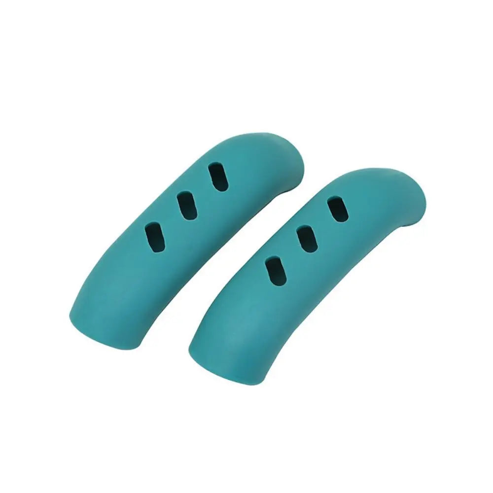 2pcs Silicone Pan Handles Anti-Scald Cover Iron Skillet Frying Pan Ears Anti-Scald Pan Handles Thermal Insulation Pan Ear Covers Leedoar