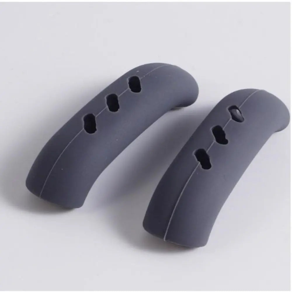 2pcs Silicone Pan Handles Anti-Scald Cover Iron Skillet Frying Pan Ears Anti-Scald Pan Handles Thermal Insulation Pan Ear Covers Leedoar