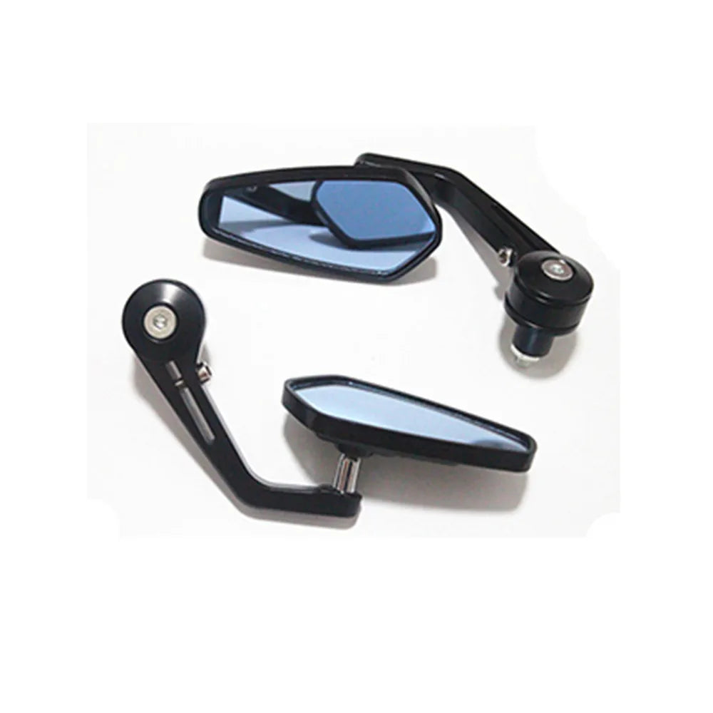 2x 7/8" 20mm Motorcycle Rear View Mirrors Anti-Glare HD Motorbike Handlebar End Side Mirror for Scooters ATV Bike Motorcycles Leedoar