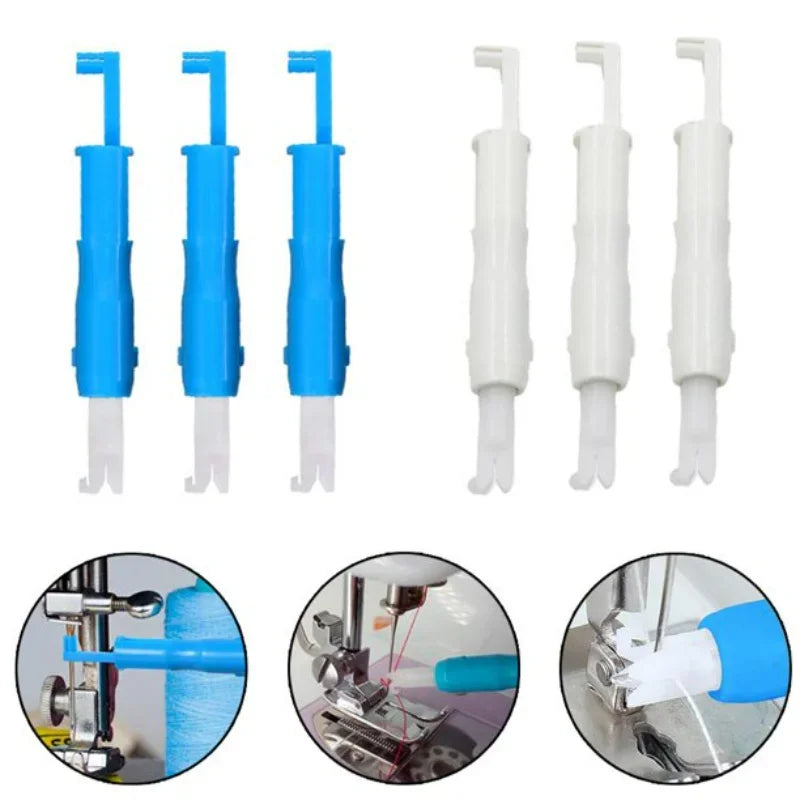 3/1pcs Automatic Sewing Threader Stitch Insertion Tool Quick Threader Needle Changer Hold Needles Firmly Sewing Supplies Leedoar