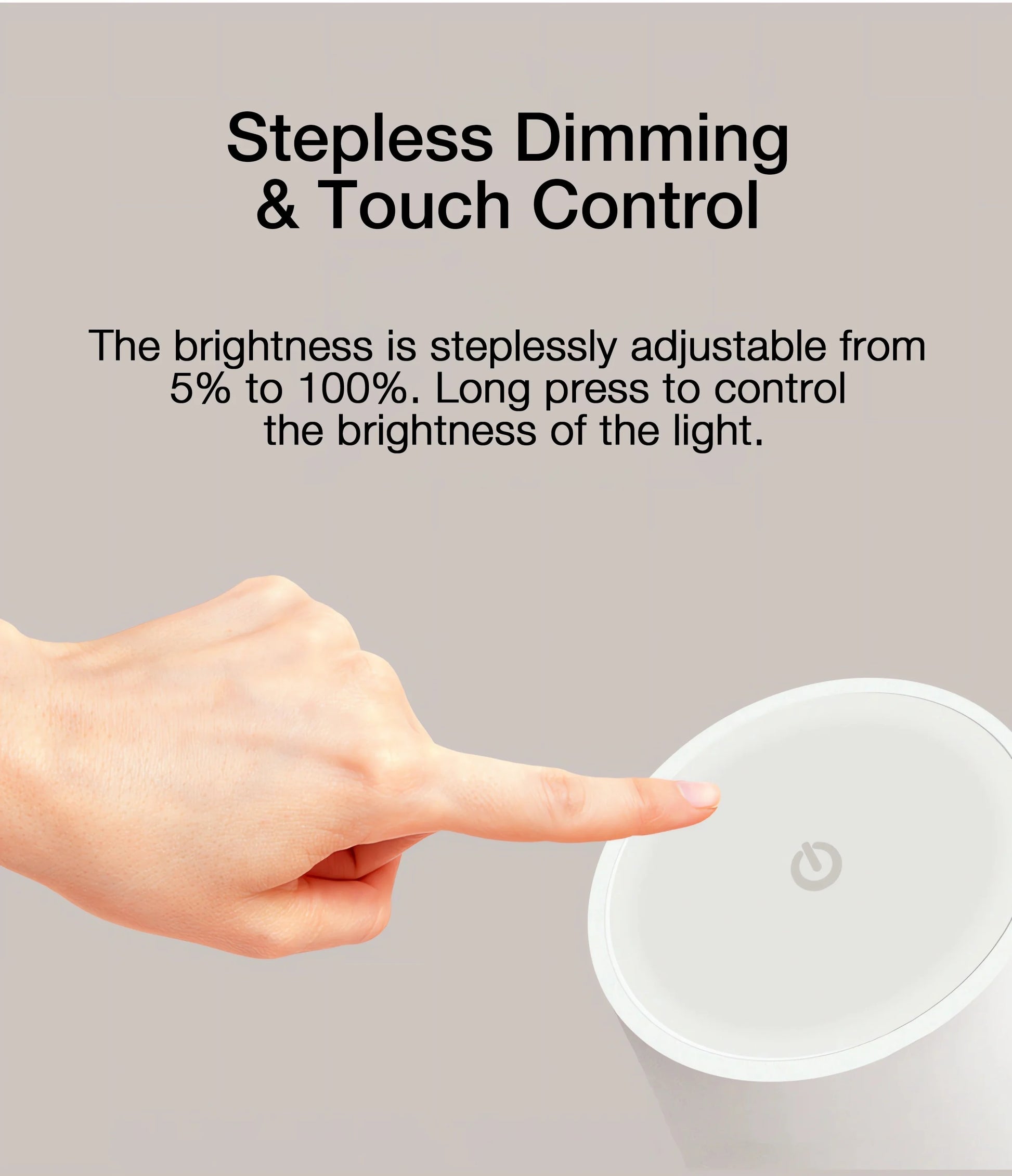 3 Color Temperature LED Eye Protection Table Lamp Stepless Dimming Touch Control Rechargeable Batter For Dining Room/Living Room Leedoar