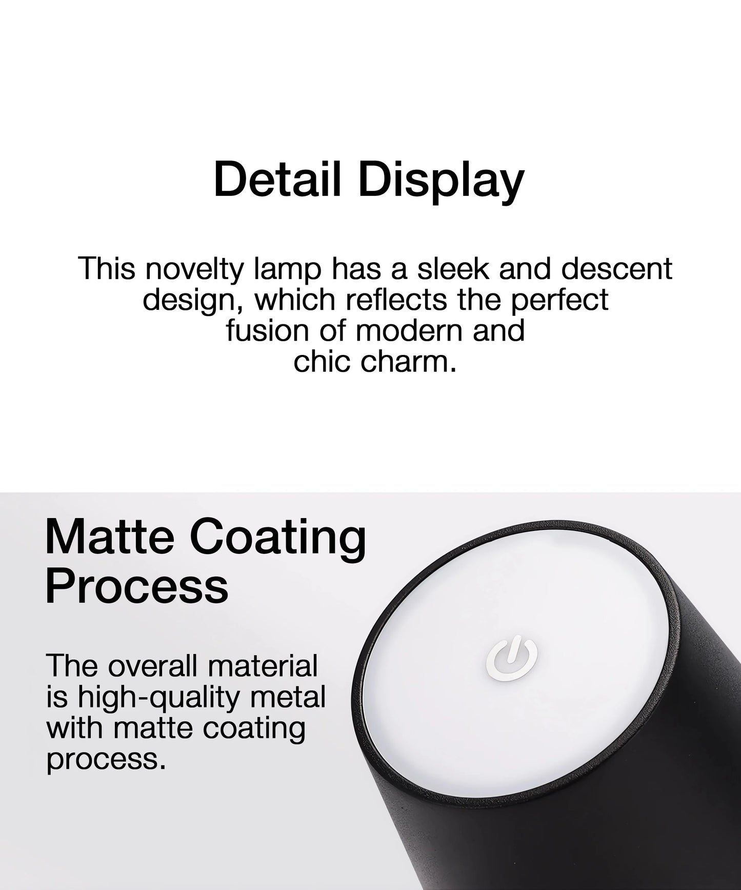 3 Color Temperature LED Eye Protection Table Lamp Stepless Dimming Touch Control Rechargeable Batter For Dining Room/Living Room Leedoar