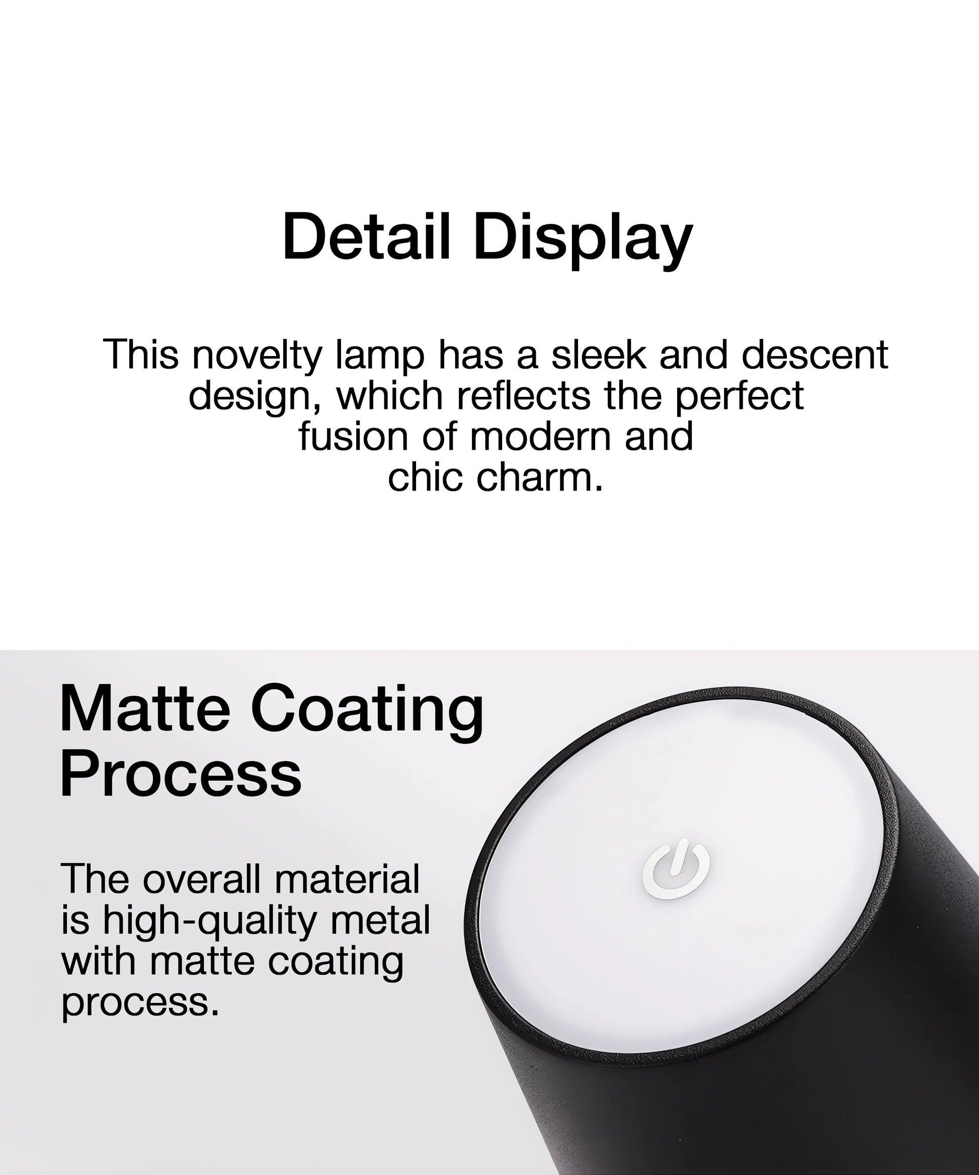 3 Color Temperature LED Eye Protection Table Lamp Stepless Dimming Touch Control Rechargeable Batter For Dining Room/Living Room Leedoar