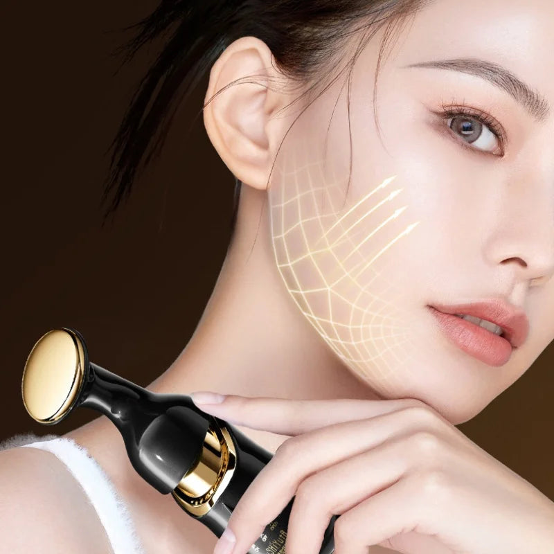 3 In 1 Face Massager Neck Facial Eye Massage Introducer Microcurrent Skin Rejuvenation Anti Aging Beauty Device BEAUTY TOOLS Leedoar