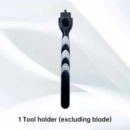 3-Layer Stainless Steel Manual Shaver, Men's Safety Shaver Blade, Sharp Blade Replaceable Blade