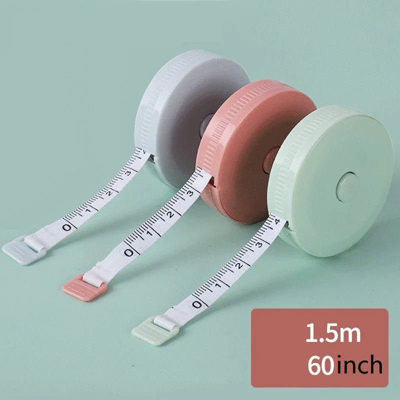 3 PC 1.5M Soft Tape Measure Double Scale Body Sewing Flexible Kids Height Measurement Ruler Portable Tools Tailor Craft Leedoar