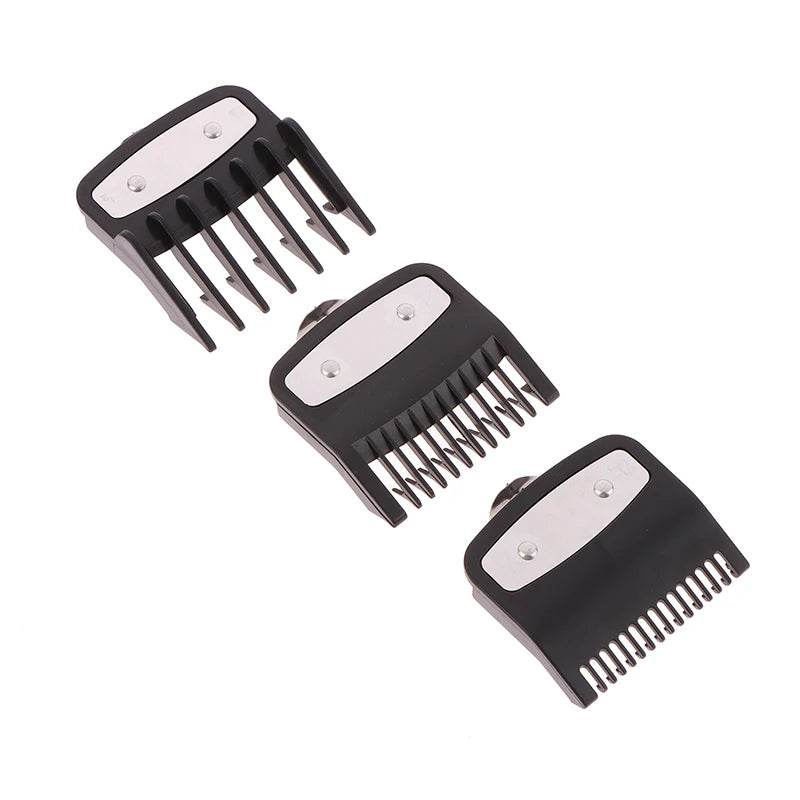 3 Pcs Hair Clipper Guards Guide Combs Trimmer Cutting Guides Styling Tools Attachment Compatible 1.5mm 3mm 4.5mm Leedoar