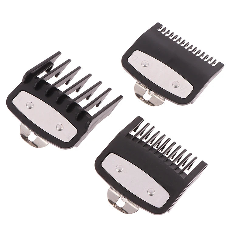 3 Pcs Hair Clipper Guards Guide Combs Trimmer Cutting Guides Styling Tools Attachment Compatible 1.5mm 3mm 4.5mm Leedoar