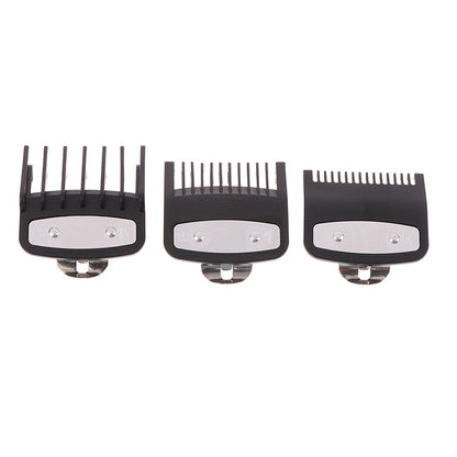 3 Pcs Hair Clipper Guards Guide Combs Trimmer Cutting Guides Styling Tools Attachment Compatible 1.5mm 3mm 4.5mm Leedoar