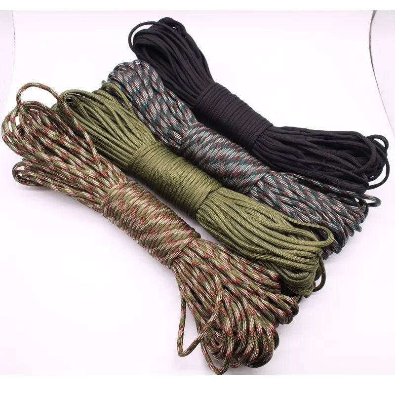 30M Paracord Outdoor Camping, Survival Lanyard, Parachute Rope, Walking Tent Accessories Leedoar