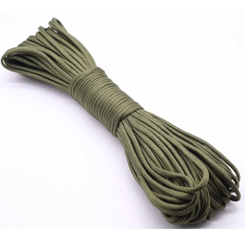 30M Paracord Outdoor Camping, Survival Lanyard, Parachute Rope, Walking Tent Accessories Leedoar