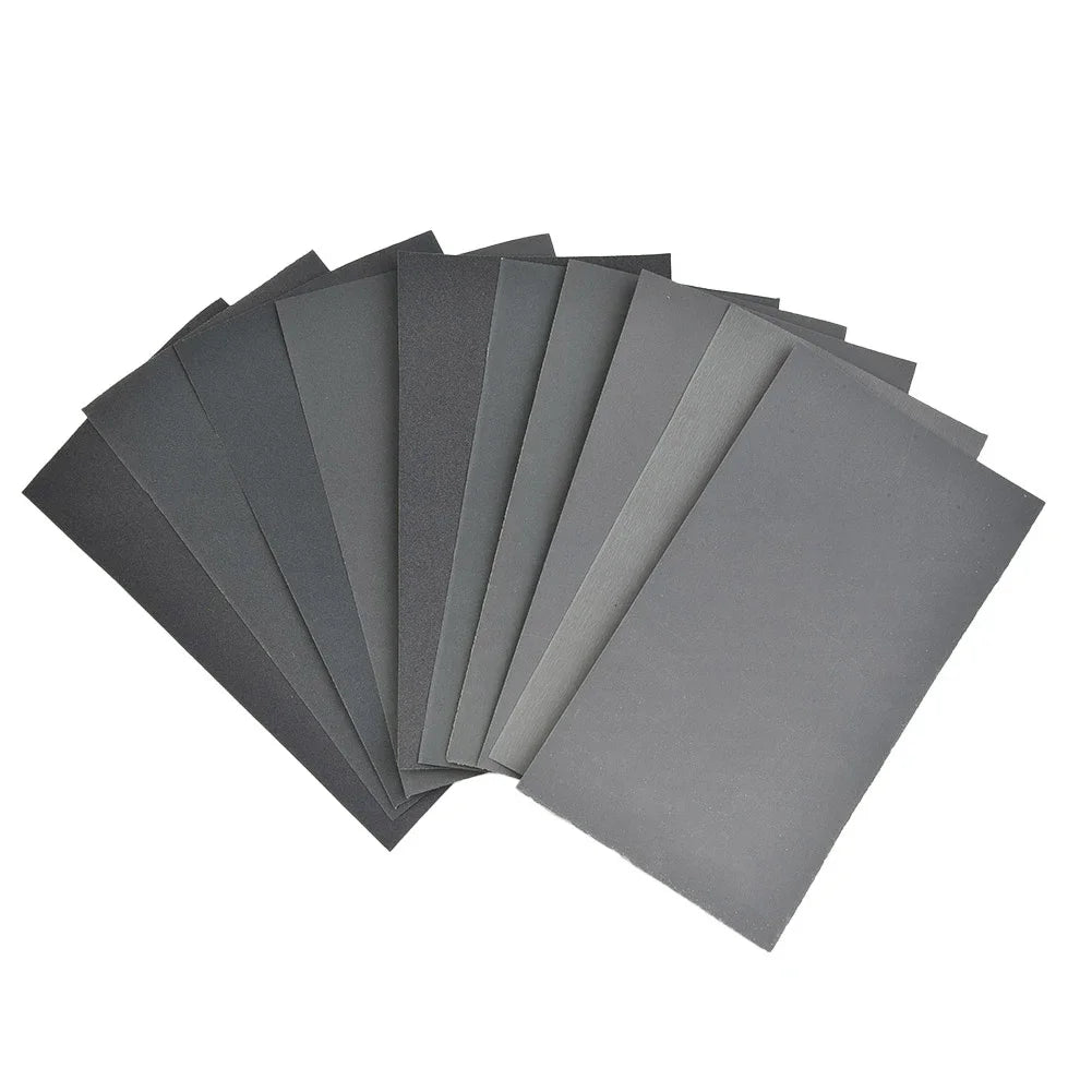 30Pcs Wet Dry Sandpaper 400-2500 Grit Sanding Paper Abrasive Tools Sand Paper 400 600 3000 800 1000 1200 1500 2500 Grit Leedoar