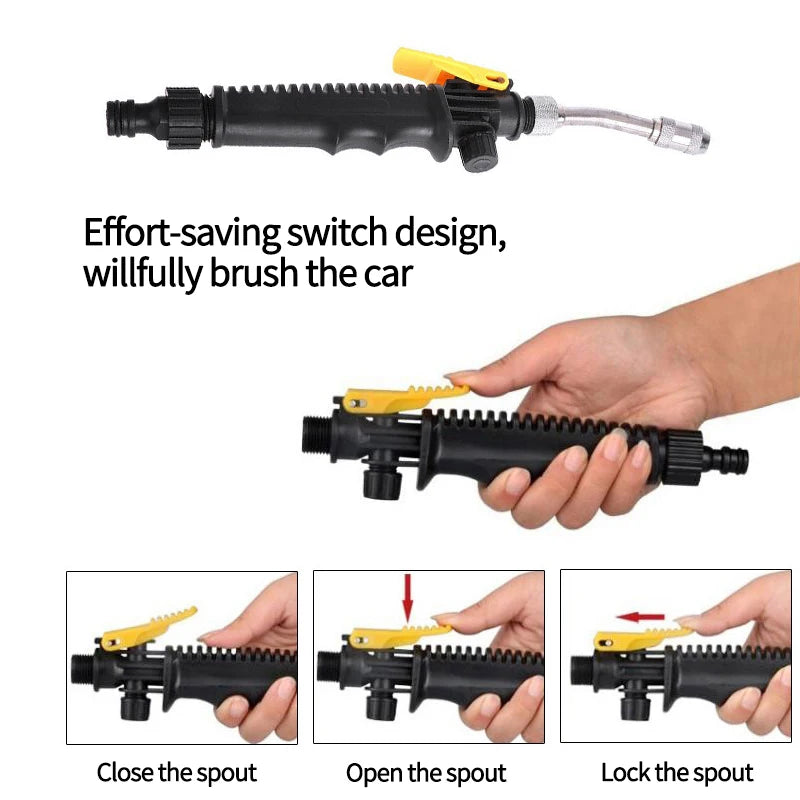 30cm 48cm 56cm Beleza do carro Cera Pistola de limpeza de água Lavadoras de carros Pistola de água de alta pressão Lavagem de aparelhos de ar condicionado 