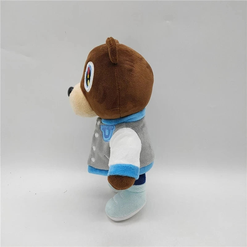 30cm Kawaii Kanye Dropout Bear Teddy Bear Plush Toys Kanye West Graduation Soft Stuffed Home Room Decor Birthday Gift Leedoar