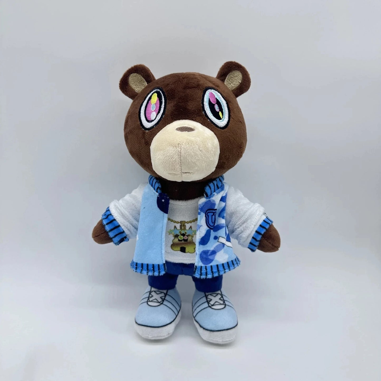 30cm Kawaii Kanye Dropout Bear Teddy Bear Plush Toys Kanye West Graduation Soft Stuffed Home Room Decor Birthday Gift Leedoar